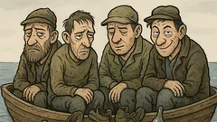 Witz: Vier Mann im Rettungsboot…