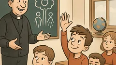 Witz: Der Pfarrer im Religionsunterricht…