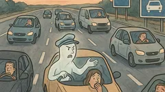 Witz: Ein Geisterfahrer ruft die Polizei