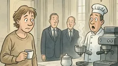 Witz: Holt sich der Anwalt Kaffee selbst